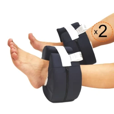 Afbeelding van OrtoPrime 2 stuks ronde waterdichte hielbeschermers tegen decubitus verstelbare Ergonomische anti pootjes Orthopedische hielbeschermer voor elleboog en