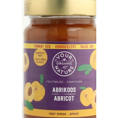 Afbeelding van Your Organic Nature Fruitbeleg Abrikoos Voordeelpot 375GR