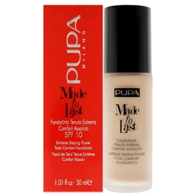 Image de Pupa Made To Last Foundation 030 Natural Beige 30 ml