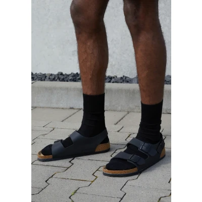 Afbeelding van Birkenstock Milano Sandalen, Maat: 40, Black Hoogwaardig imitatieleer