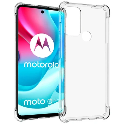 Afbeelding van iMoshion Hoesje Geschikt voor Motorola Moto G60s Siliconen Softcase Backcover smartphone Transparant