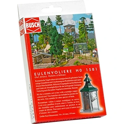 Afbeelding van Busch Eulenvoliere H0 (Bu1581) modelbouwsets, hobbybouwspeelgoed voor kinderen, modelverf en accessoires