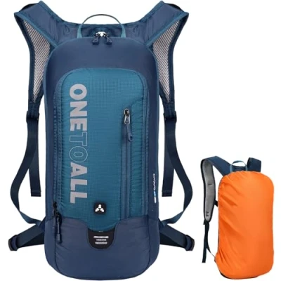Afbeelding van LOCAL LION Fietsrugzak, 6 l/12 l, hydratatie, ultralicht, rugzak voor fiets, bergbeklimmen, rugzak, watertas, camping, sport, outdoor, uniseks