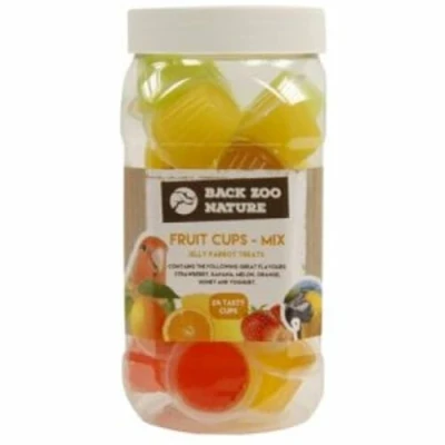 Afbeelding van Back Zoo Nature Fruitkuipje Mix Papegaai 24 ST