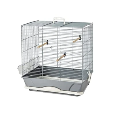 Afbeelding van Savic Vogelkooi Primo 40 Vogelverblijven 46x32x48 cm Grijs