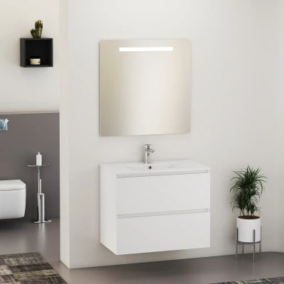 Afbeelding van Xellanz SEPHIA compleet badmeubel 80cm mat wit