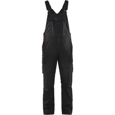 Image de Salopette de travail industrie stretch 2D Noir/rouge Blåkläder
