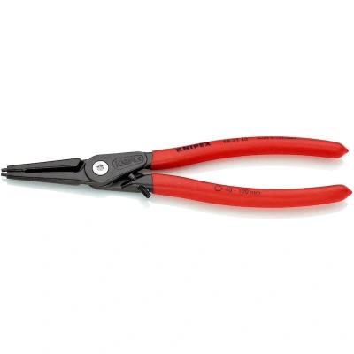 Image de KNIPEX 48 31 J3 pince à circlips de précision pour bagues intérieures dans les alésages anti extension antidérapante plastique g