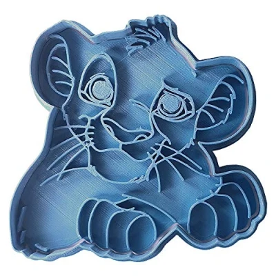 Afbeelding van Cuticuter Simba de Leeuwenkoning, blauw