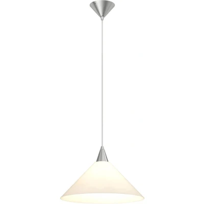 Afbeelding van Lindby hanglamp 1licht glas, metaal H: 17 cm E27 wit