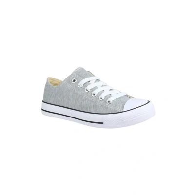 Afbeelding van Elara Uniseks lage sneakers, Lichtgrijs