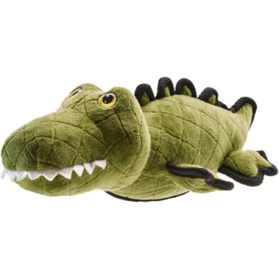 Afbeelding van Dog toy Hunter Tough Crocodile 38 cm Green
