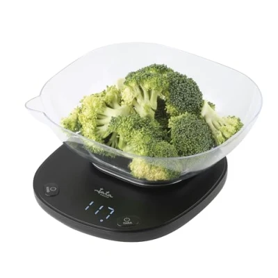 Afbeelding van keukenweegschaal JATA HBAL1709 * Zwart 5 kg
