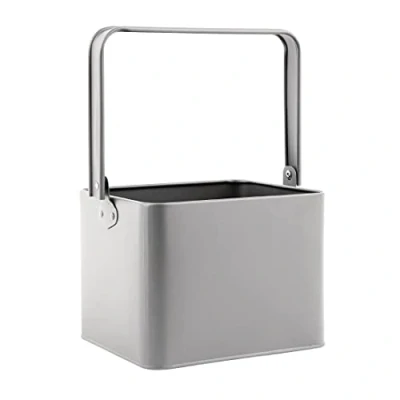 Image de Panier de table galvanisé gris Olympia 180 x 155 135 mm Acier
