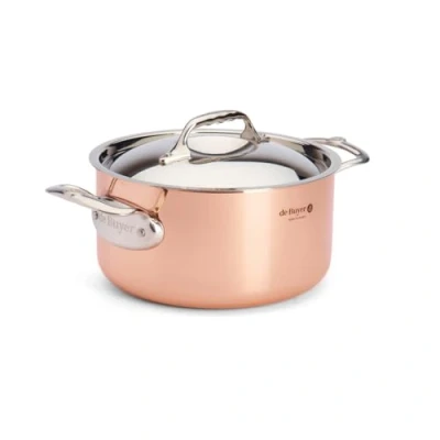 Afbeelding van De Buyer Prima Matera braadpan koper/rvs 20 cm inductie