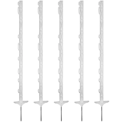 Afbeelding van Ako titan kunststofpaal wit 110cm 5 stuks