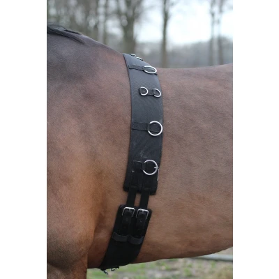 Afbeelding van Horka Longeer Singel Zwart Pony