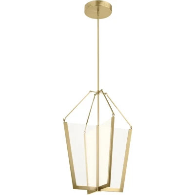 Afbeelding van Kichler LED Pendelarmatuur Calters 72.3W 3000K 4461Lm 830 Champagne Gold
