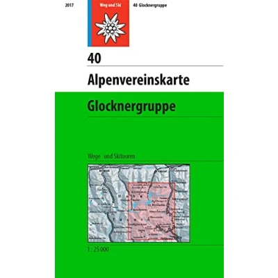 Afbeelding van DAV Alpenvereinskarte 40 Glocknergruppe