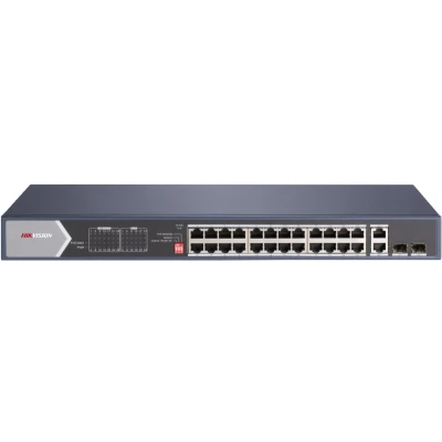 Afbeelding van HIKVISION 24 PORT GIGABIT UNMANAGED POE SWITCH