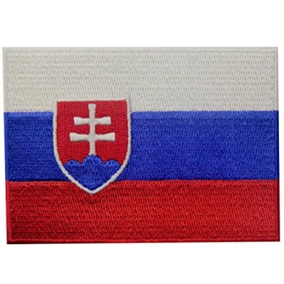 Afbeelding van Slowakse vlag, geborduurd, om op te strijken of naaien, Republiek