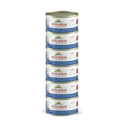 Afbeelding van Almo Nature HFC Natural 6 x 70 g Tonijn met Venusmosselen