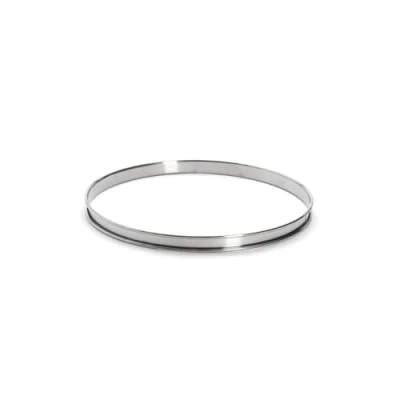 Afbeelding van De Buyer Ronde taartcirkel van roestvrij staal met gerolde rand Diameter 14 cm, hoogte 2 cm 3091.14N