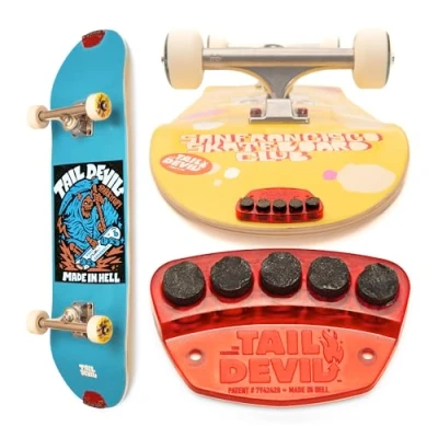 Afbeelding van The Original Tail Devil Spark It Up! ® Vonkplaten voor skateboard kinderen en volwassenen, skateboardaccessoires longboard, skateboard, Plates