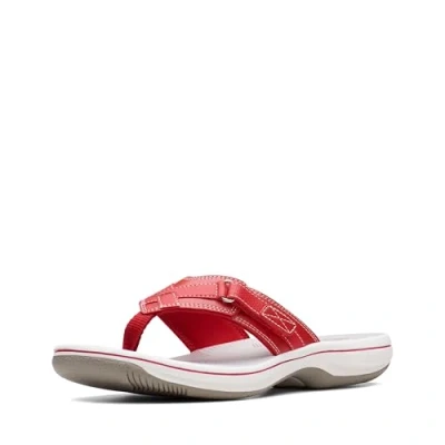 Afbeelding van Clarks Breeze Sea Damessandalen, Rood Synthetisch