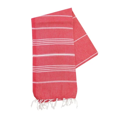 Afbeelding van The One Towelling badhanddoek 90X180 Rood/Wit
