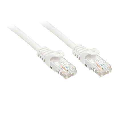 Afbeelding van LINDY 48200 RJ45 Netwerkkabel, patchkabel CAT 6 U/UTP 0.30 m Wit Snagless 1 stuk(s)