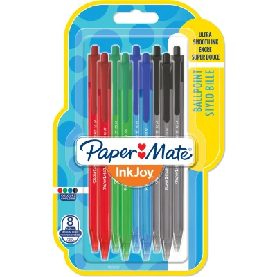 Afbeelding van Balpen Paper Mate Inkjoy 100 RT assorti