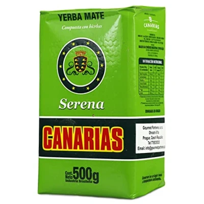 Afbeelding van Yerba Maté Canarias Serena 0,5 kg + geschenkmonster (40 g): rijk aan antioxidanten en vitaminen, versnelt de stofwisseling, zonder suiker
