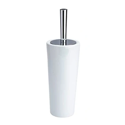 Afbeelding van WENKO Toiletborstel Coni wit keramiek toiletborstelhouder, keramiek, 11,5 x 37 cm,