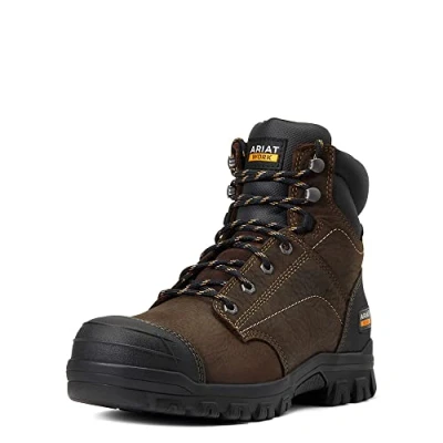Afbeelding van ARIAT 2022 Treadfast dameslaarzen, stalen neus, donkerbruin, 15,2 cm