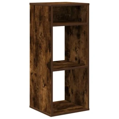 Image de vidaXL Bibliothèque chêne fumé 34x31x80 cm bois d&#039;ingénierie860278