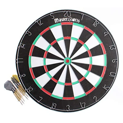 Afbeelding van Masterdarts Dartbord Deluxe 45cm met 6 Pijlen