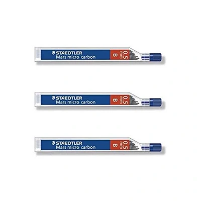 Afbeelding van STAEDTLER Set van 3 hoezen met 12 vullingen &quot;Mars Micro Carbon&quot; 0,5 mm B