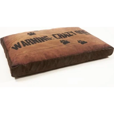 Afbeelding van Hondenkussen Crazy dog 100x70x10 cm EPS korrels