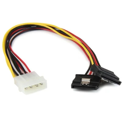 Afbeelding van StarTech.com LP4 interne voedingsadapterkabel (4 polig) stekker naar 2x SATA bus 30 cm (PYO2LP4LSATA)