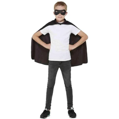 Afbeelding van Smiffys Basic Cape Kids Zwart