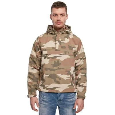 Afbeelding van Brandit Windjack, Heren, Maat: XXL, Wood camo