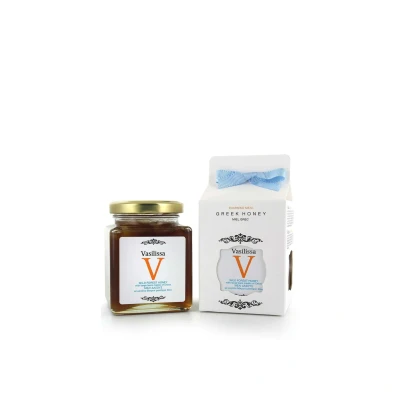 Afbeelding van Honing met mastiek Chios Griekenland 250g Vasilissa (vloeibaar)