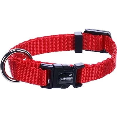Afbeelding van Hond Halsband Ziggi Rood XXS 15 25cm 10mm