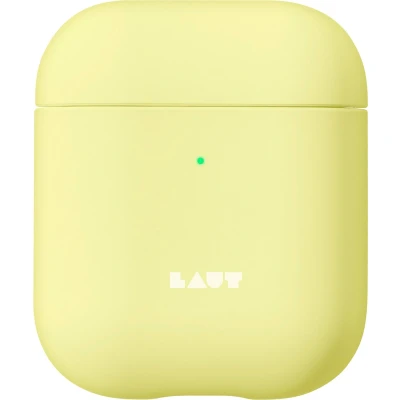 Afbeelding van Laut Huex pastel hoes bescherming case Airpods Lichtgeel