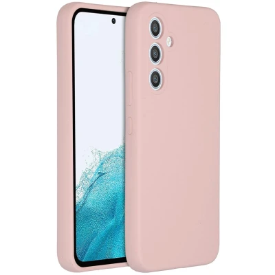 Afbeelding van Accezz Hoesje Geschikt voor Samsung Galaxy A54 (5G) Siliconen Liquid Silicone Backcover Roze