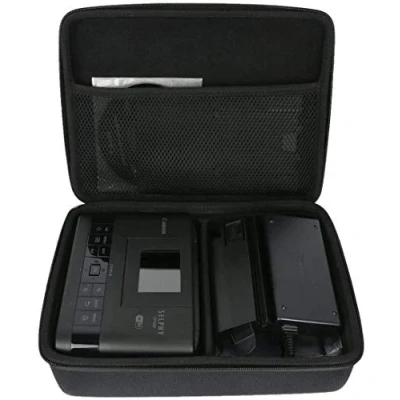 Afbeelding van Khanka Harde Case Hoes voor Canon Selphy CP1300 CP1200 fotoprinter. (Zwart), Zwart, Modern