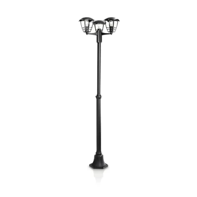Afbeelding van Philips Creek Buitenlantaarn Buitenlamp IP44 E27 Fitting Excl. Lamp Combineer met een Filament LED voor het Mooiste Lichteffect Groot Zwart