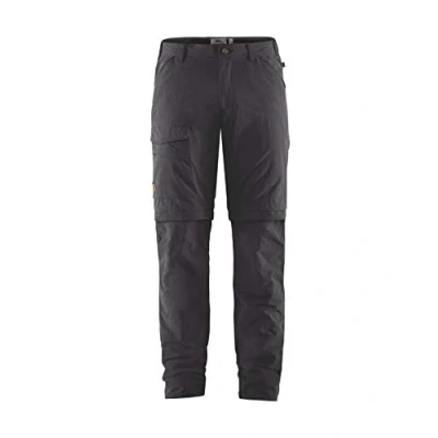 Afbeelding van Travellers MT Zip off Wandelbroek Heren Dark Grey 900 46 Grijs