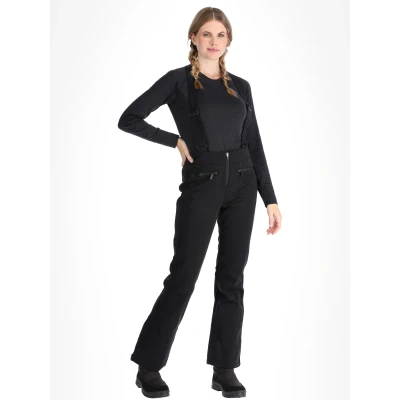 Afbeelding van Icepeak Ellsworth Softshell Skibroek Dames Black 34 Regular Zwart Skibroeken